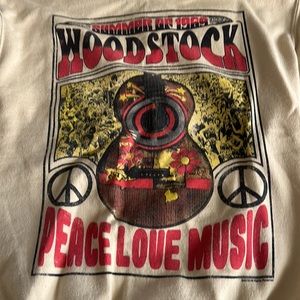 1969 Woodstock Peace Love Music Sweatshirt ✌🏻